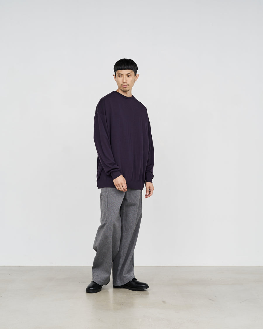 -SALE- High Gauge Knit Oversized Crew Neck