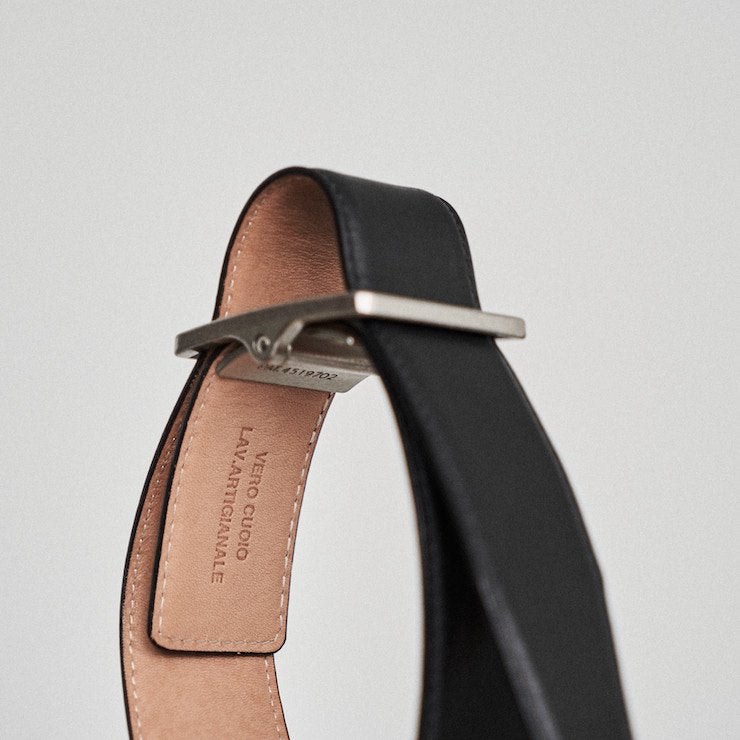 Holeless Leather Classic Belt