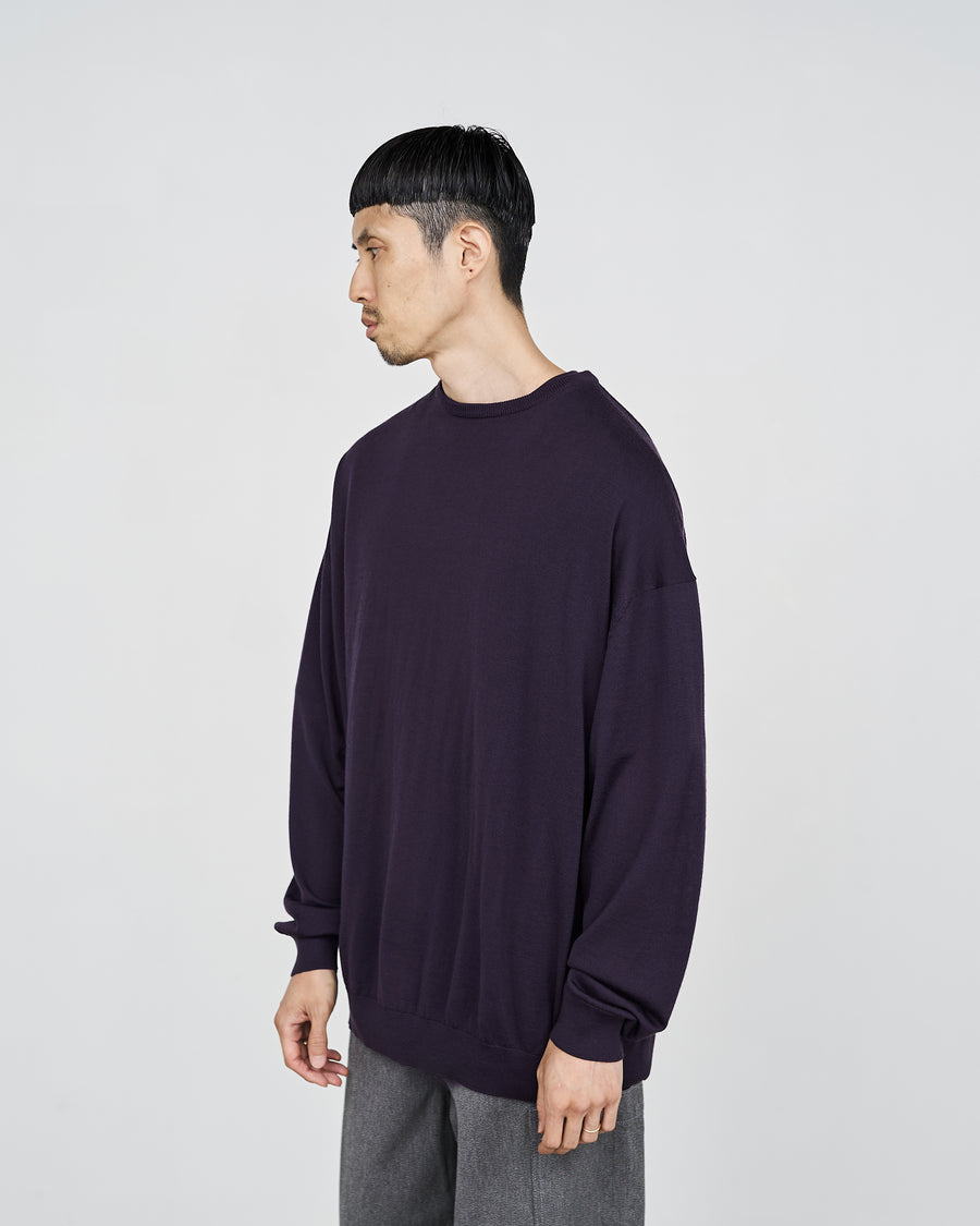 -SALE- High Gauge Knit Oversized Crew Neck