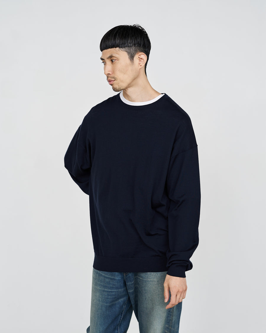 High Gauge Crew Neck Knit