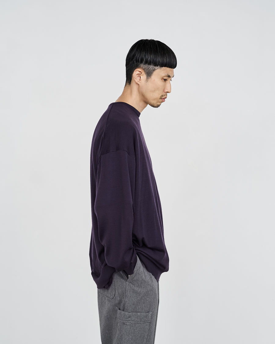 -SALE- High Gauge Knit Oversized Crew Neck