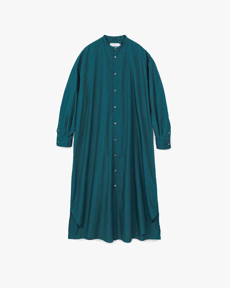 -SALE- Broad Band Collar Oversized Shirt Dress