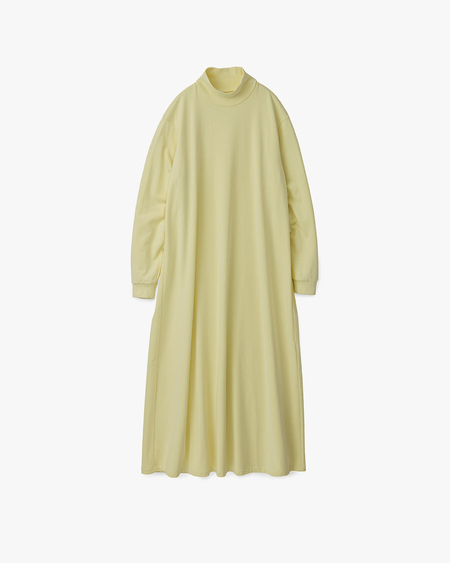 -SALE- Cotton Light Terry High Neck Dress