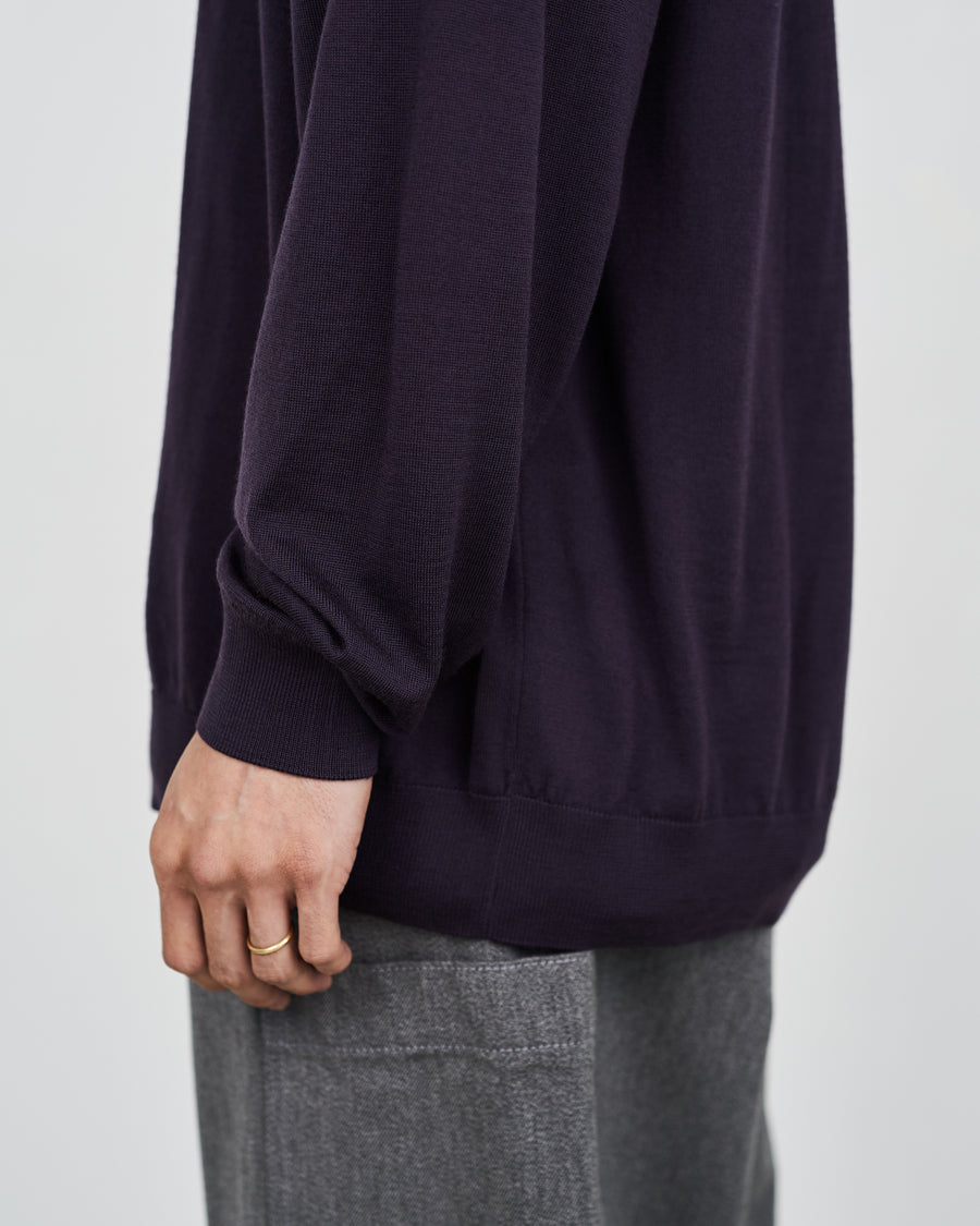 -SALE- High Gauge Knit Oversized Crew Neck