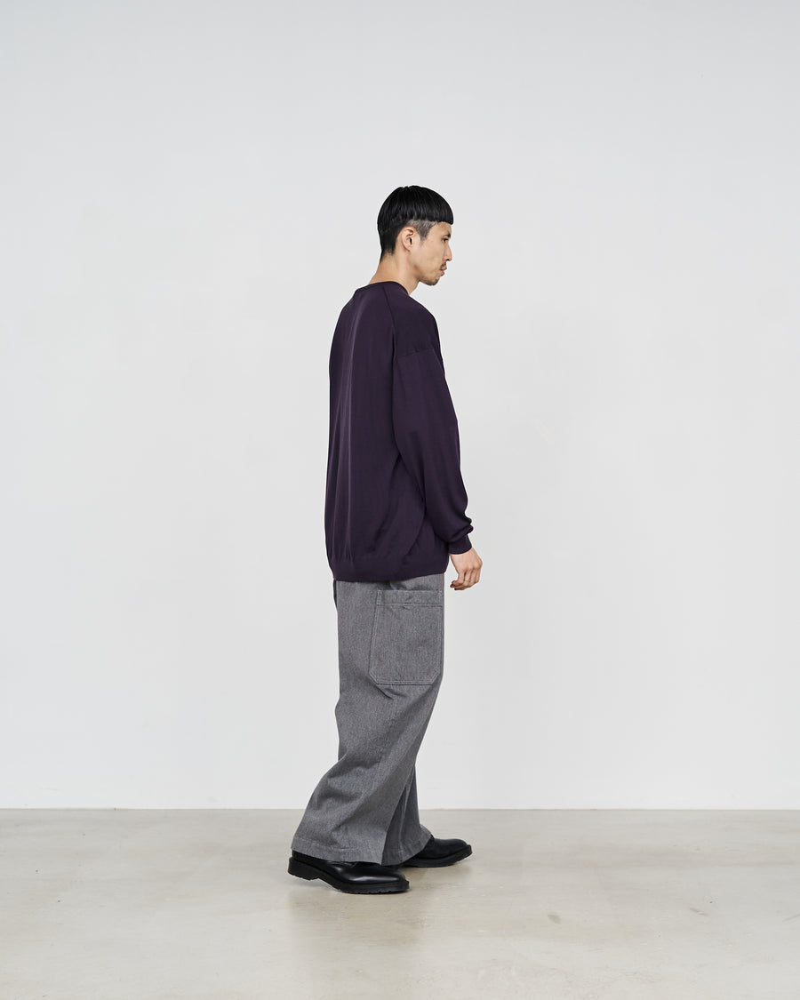 -SALE- High Gauge Knit Oversized Crew Neck