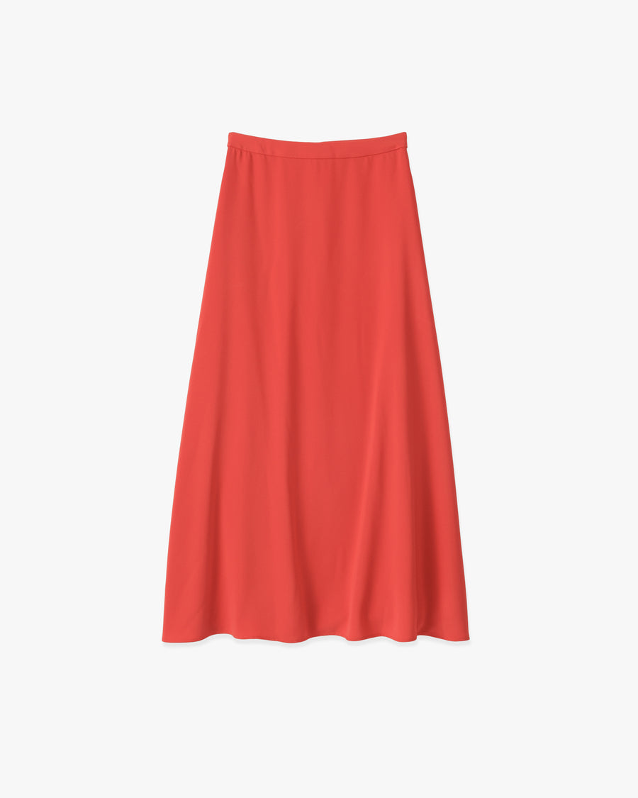 Satin Flare Skirt