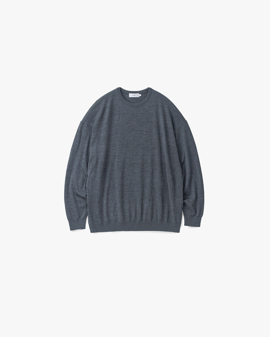 High Gauge Knit Oversized Crew Neck