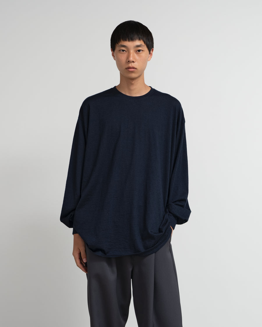 BODHI for Graphpaper BIG Extra Fine Cashmere L/S Tee