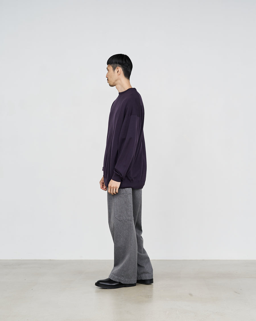 -SALE- High Gauge Knit Oversized Crew Neck