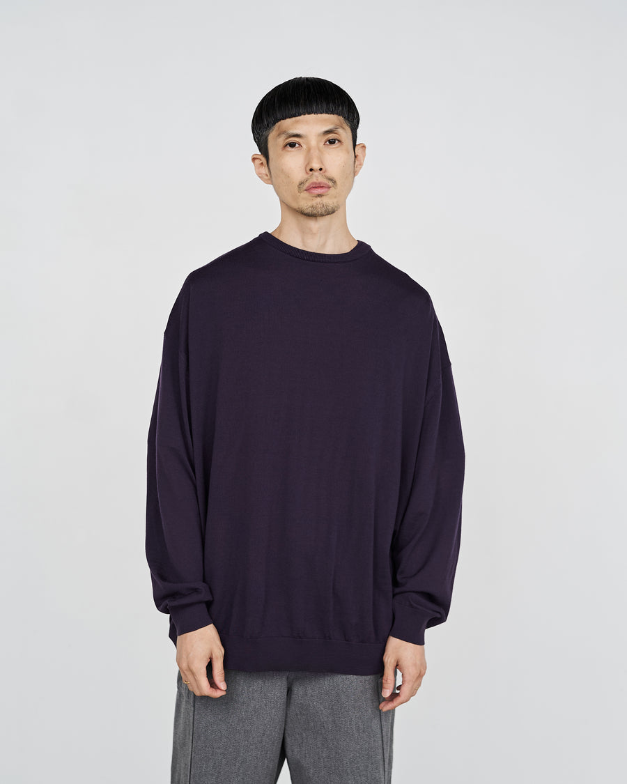 -SALE- High Gauge Knit Oversized Crew Neck