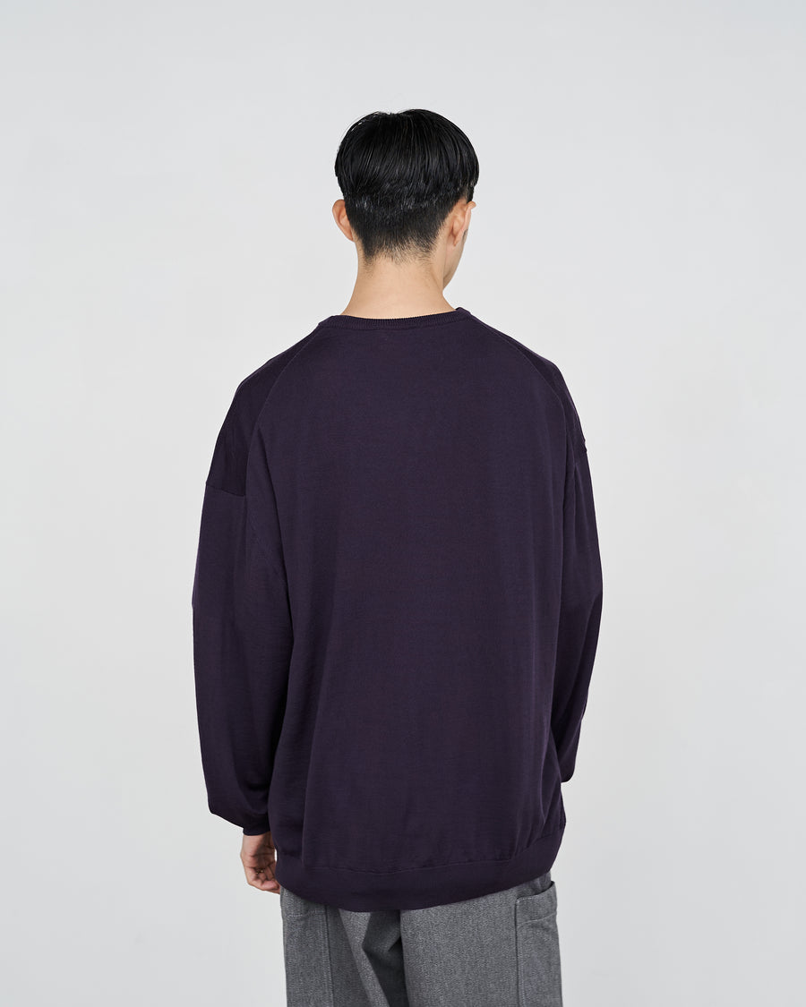 -SALE- High Gauge Knit Oversized Crew Neck