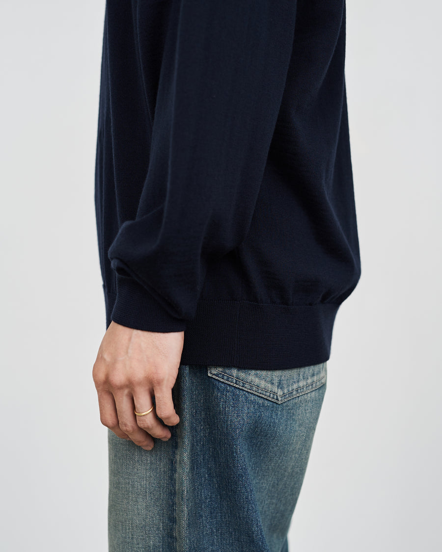 High Gauge Crew Neck Knit