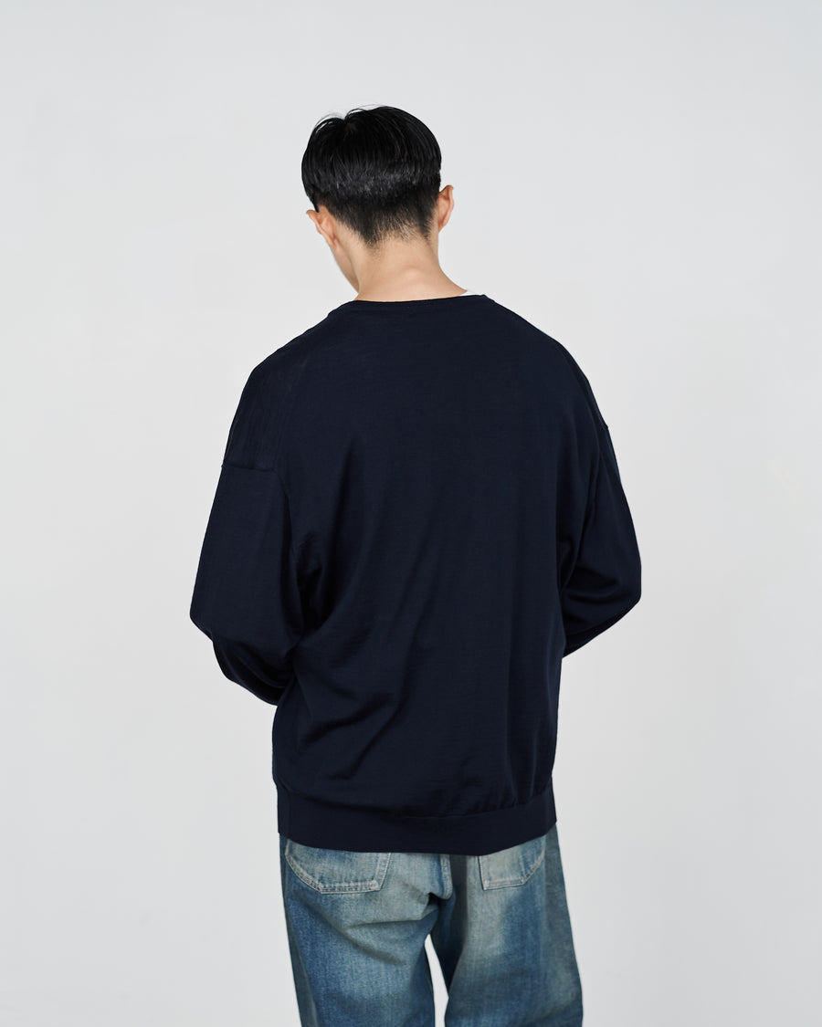 High Gauge Crew Neck Knit