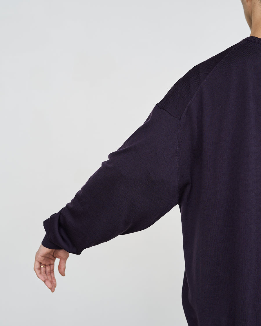 -SALE- High Gauge Knit Oversized Crew Neck