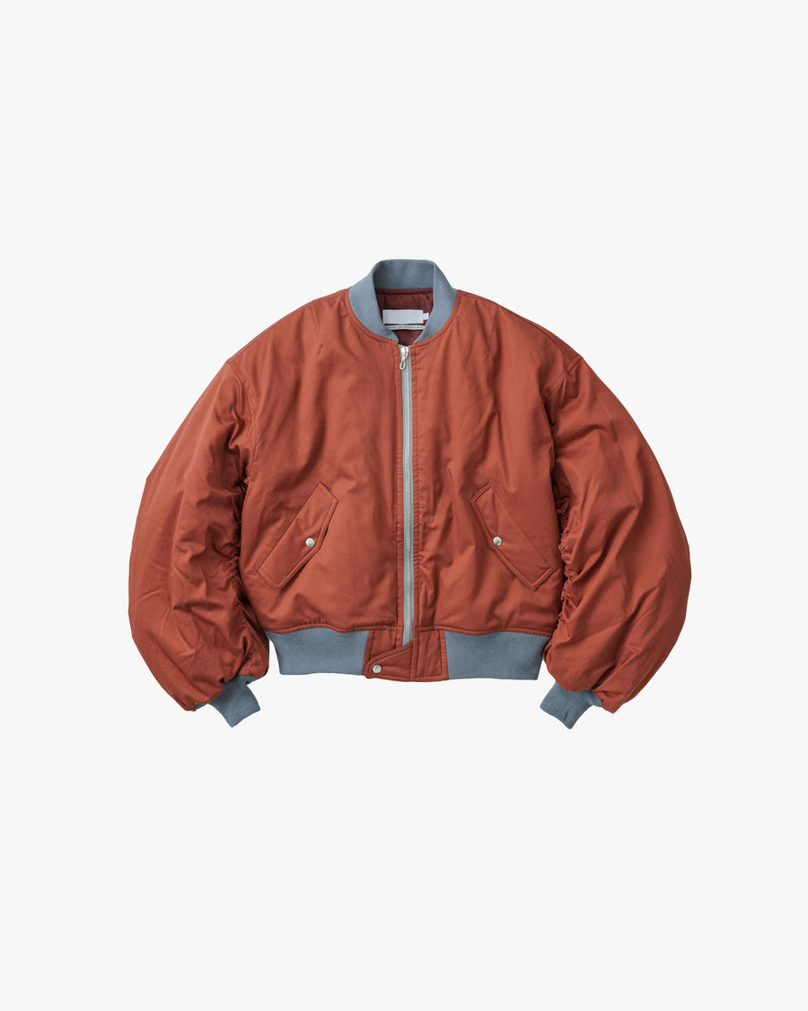 Silicon Poplin Padded Bomber