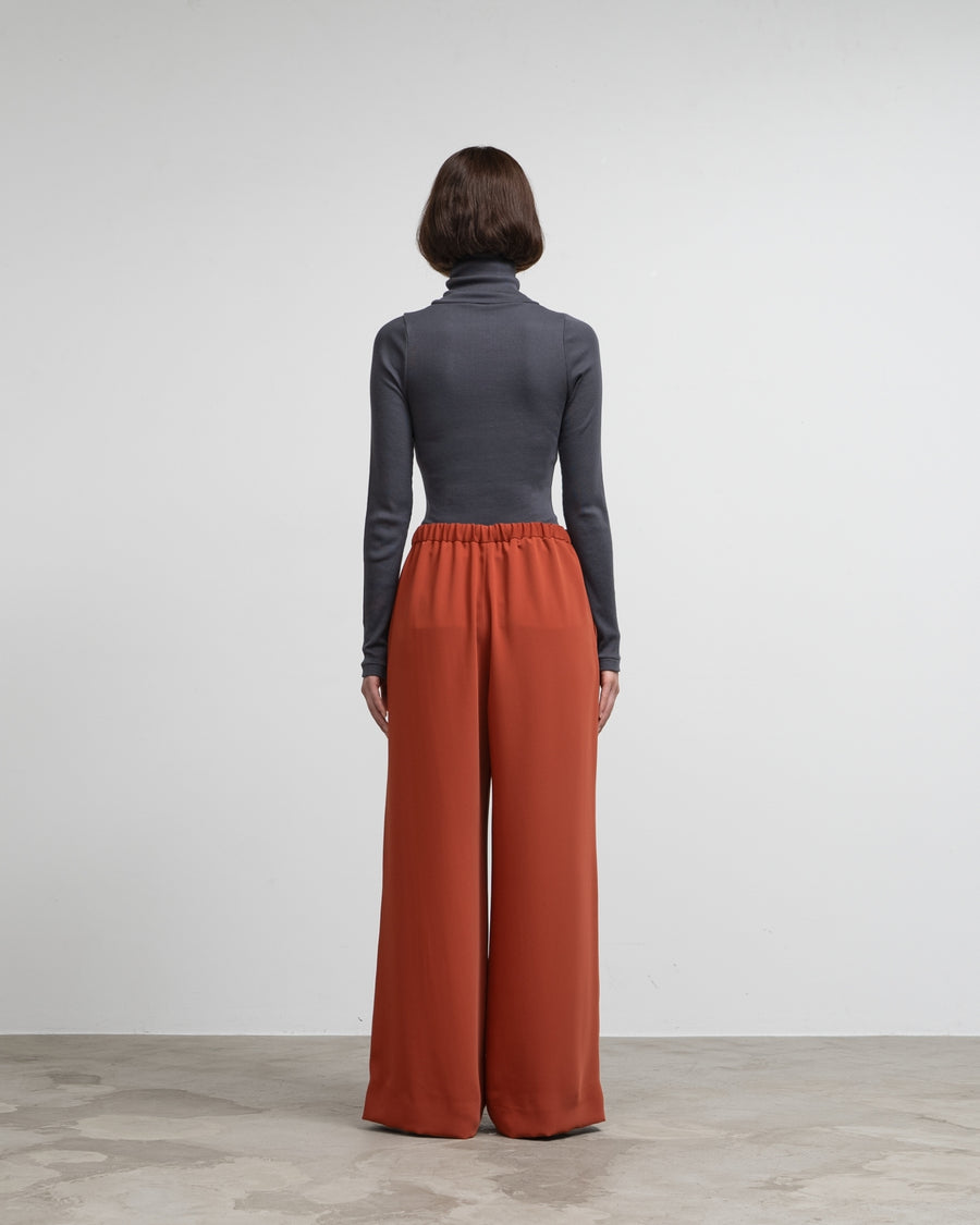 Satin Easy Wide Pants