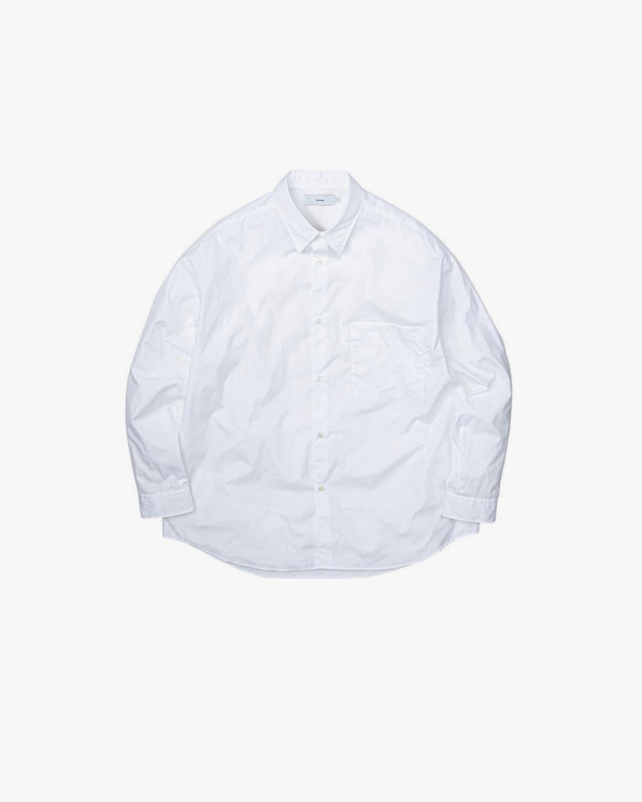 Broad L/S Oversized Regular Collar Shirt