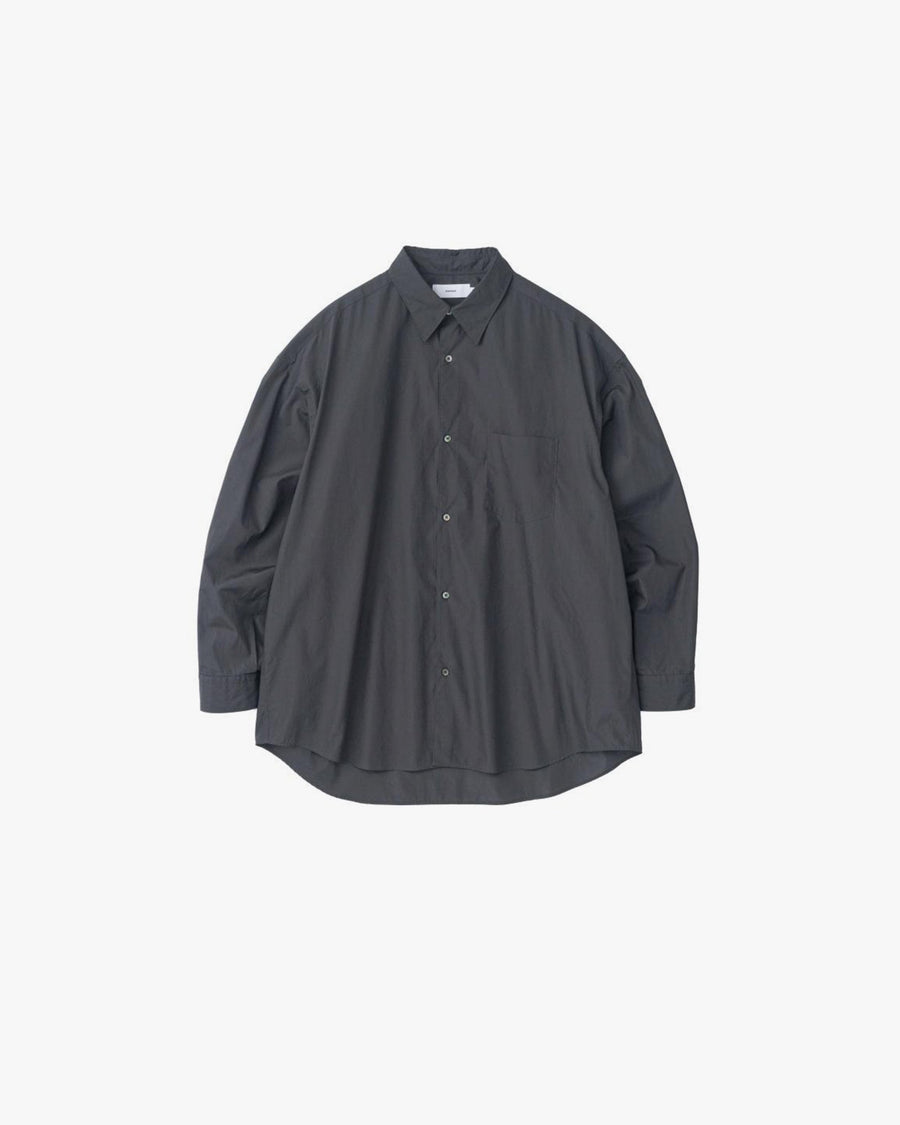 Broad L/S Oversized Regular Collar Shirt