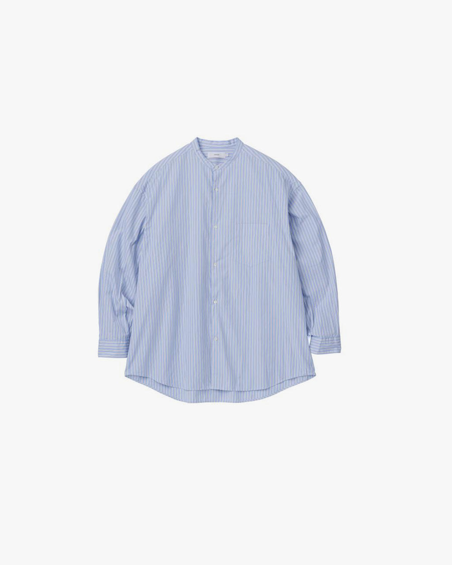 CANCLINI L/S Oversized Band Collar Shirt