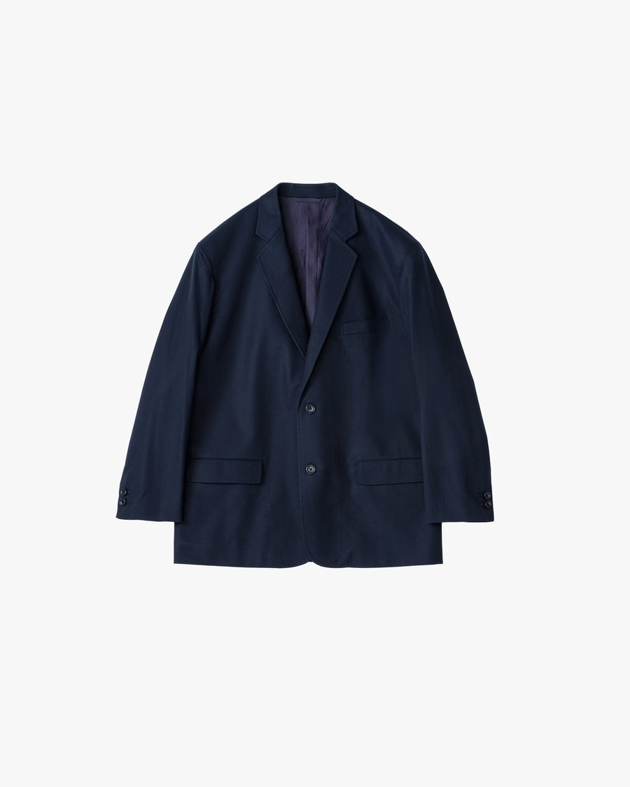 Wooly Cotton Twill Single Jacket