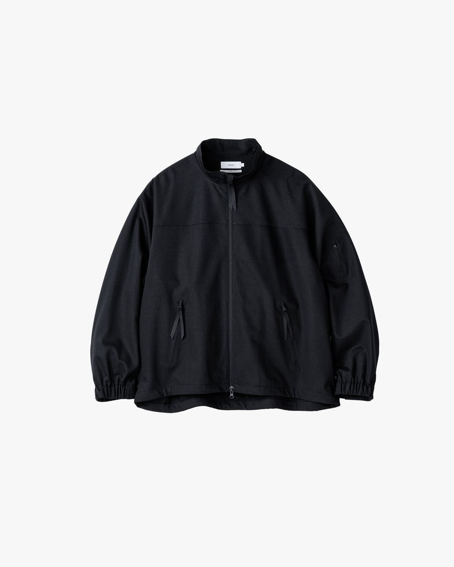 Wool Nylon Gabardine Shell Jacket