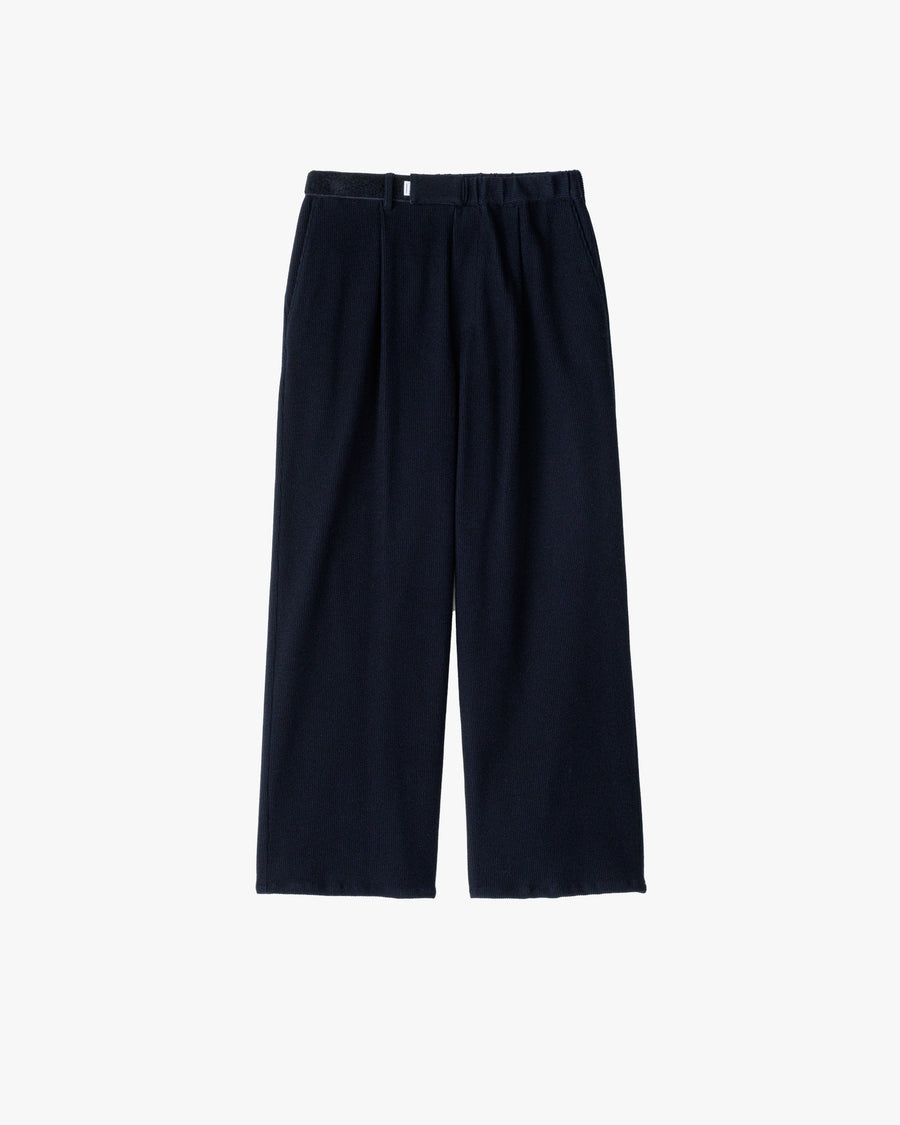 Knit Corduroy Wide Chef Pants