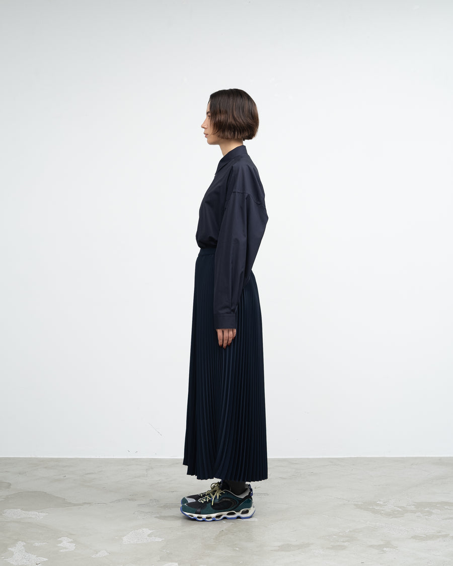 High Count Broad L/S Oversized Regular Collar Shirt