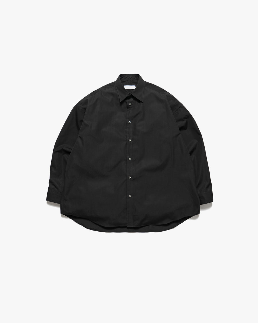 High Count Broad L/S Oversized Regular Collar Shirt