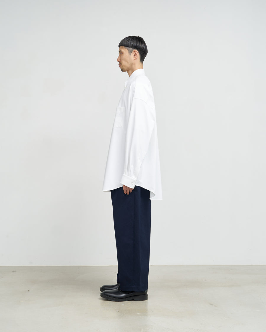 Oxford Pique Jersey L/S Oversized B.D Shirt