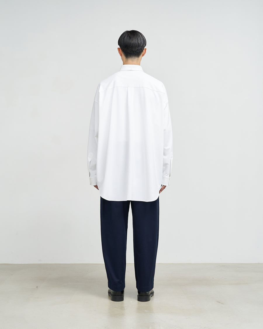 Oxford Pique Jersey L/S Oversized B.D Shirt