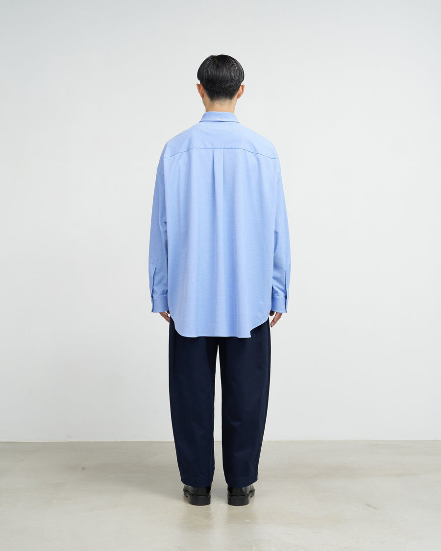 Oxford Pique Jersey L/S Oversized B.D Shirt