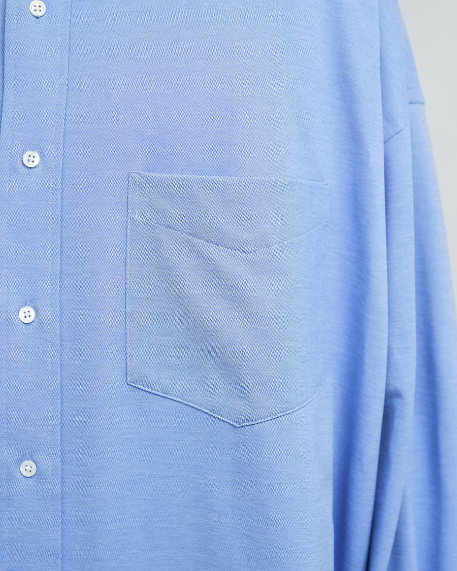 Oxford Pique Jersey L/S Oversized B.D Shirt