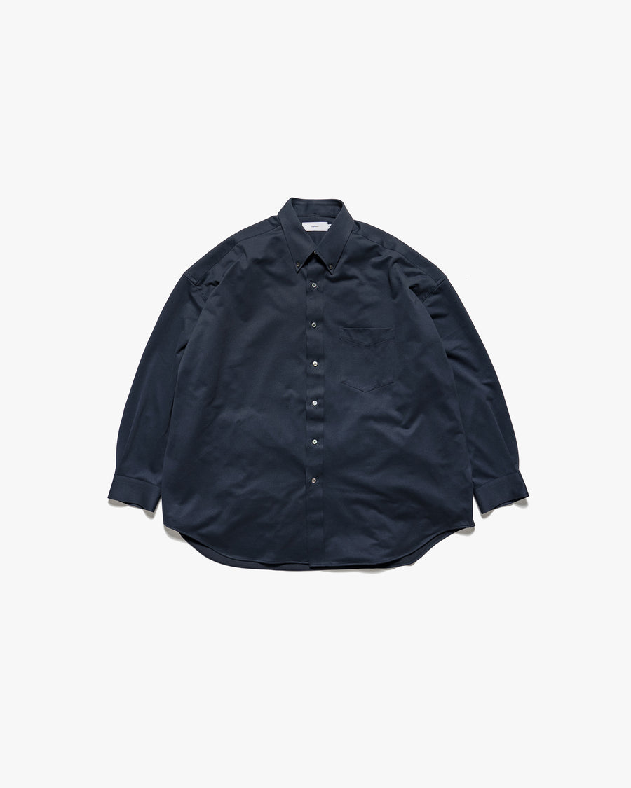 Oxford Pique Jersey L/S Oversized B.D Shirt