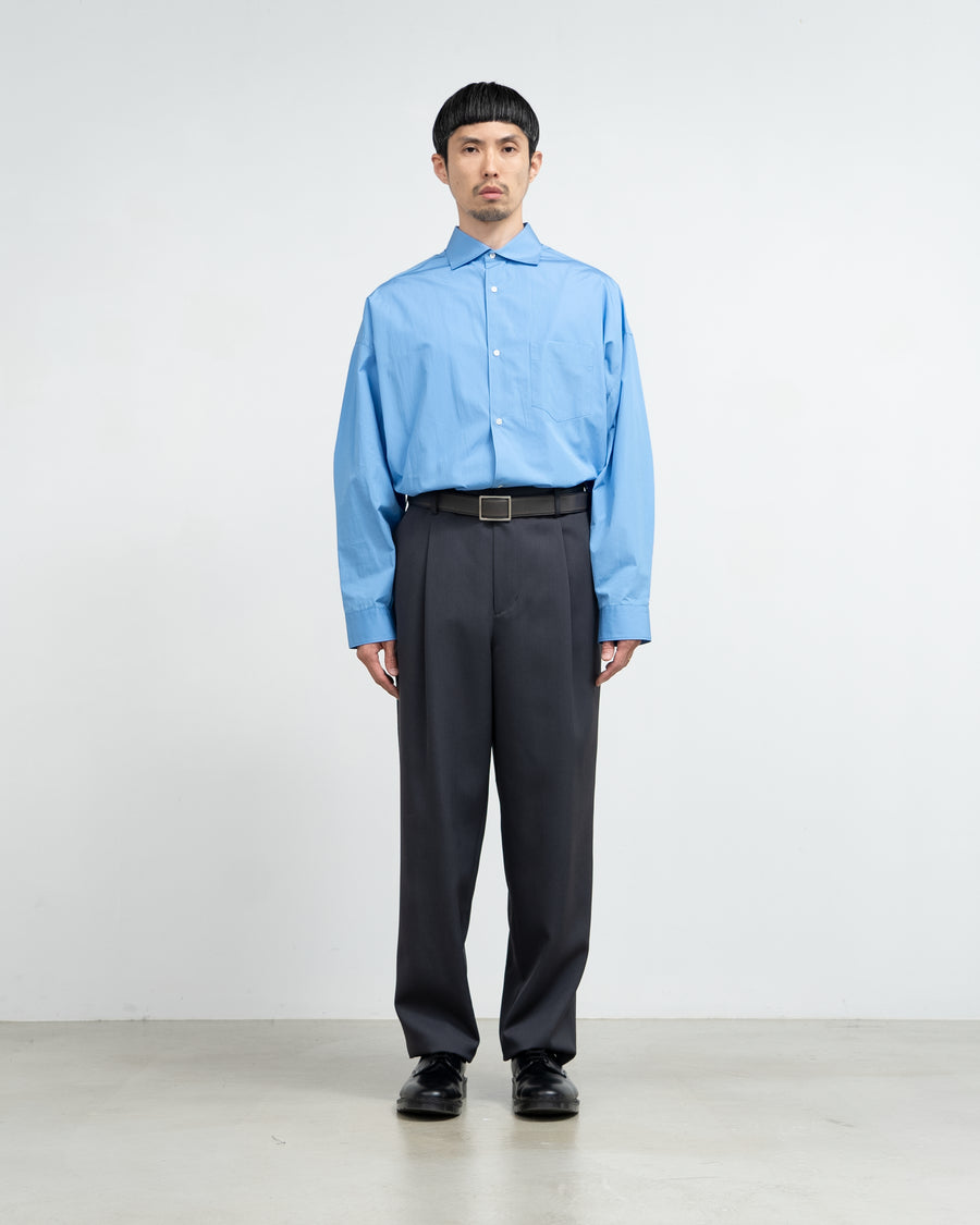 High Count Wide Spread Collar Shirt