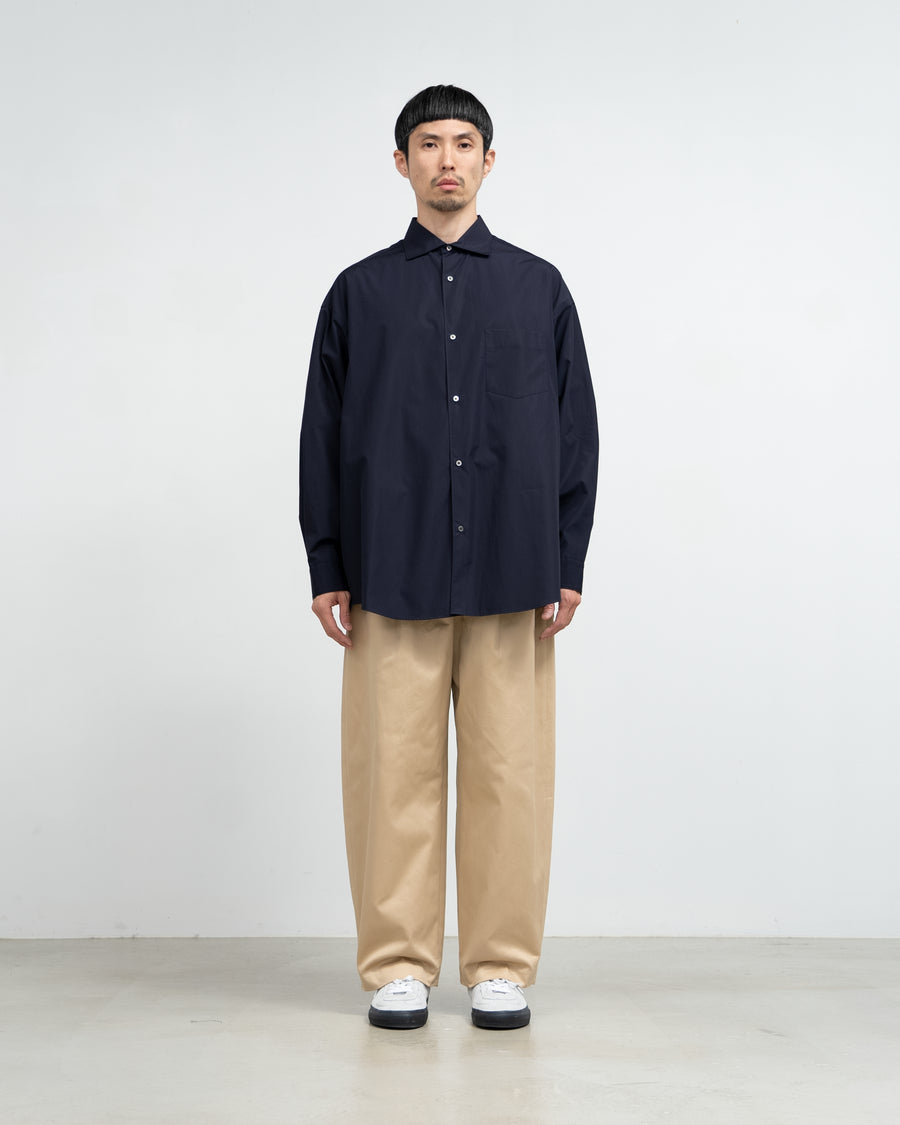 High Count Wide Spread Collar Shirt