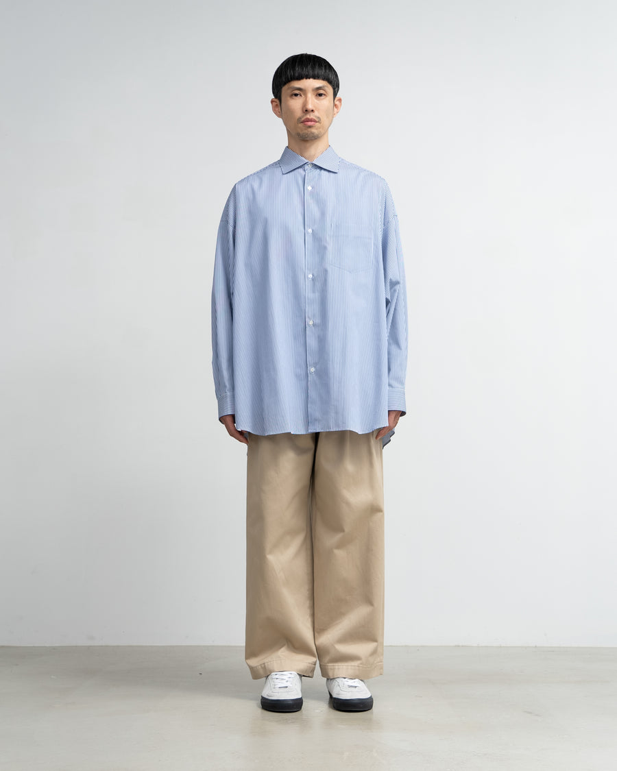 High Count Wide Spread Collar Shirt