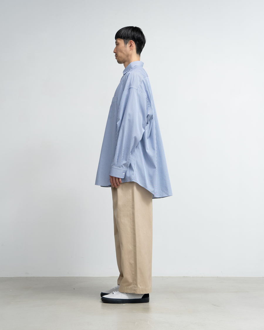 High Count Wide Spread Collar Shirt