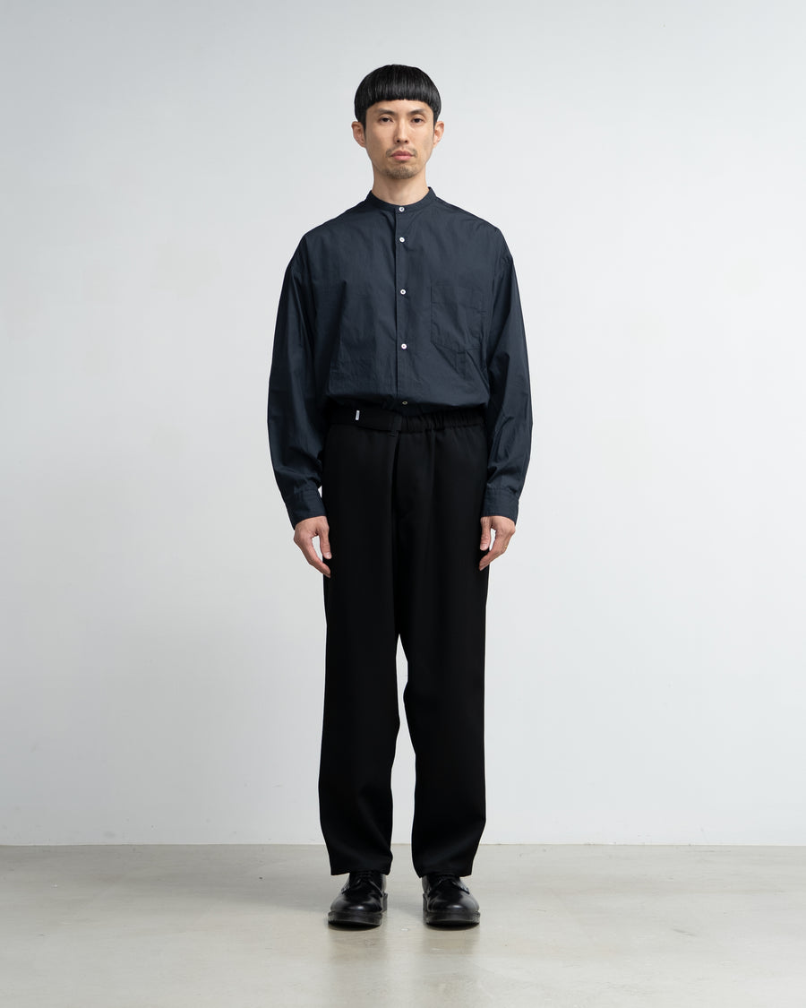 Scale Off Wool Wide Tapered Chef Pants