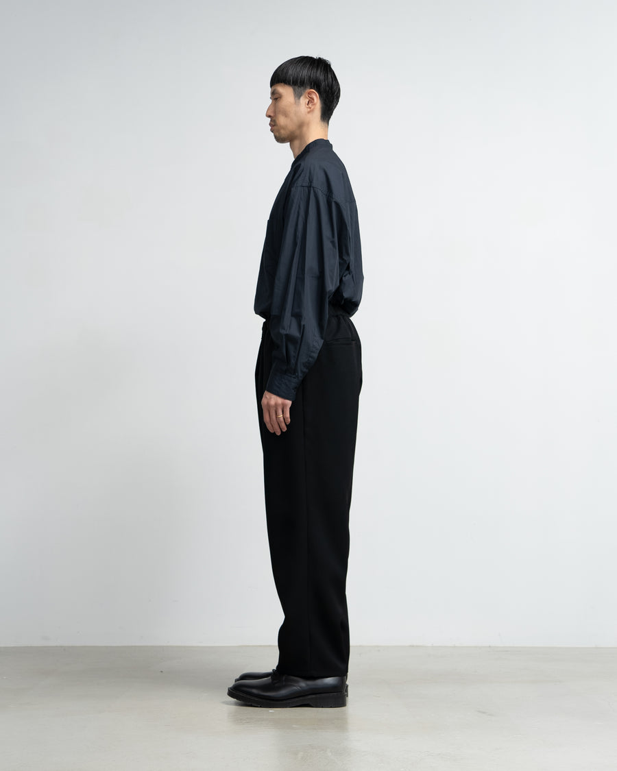 Scale Off Wool Wide Tapered Chef Pants