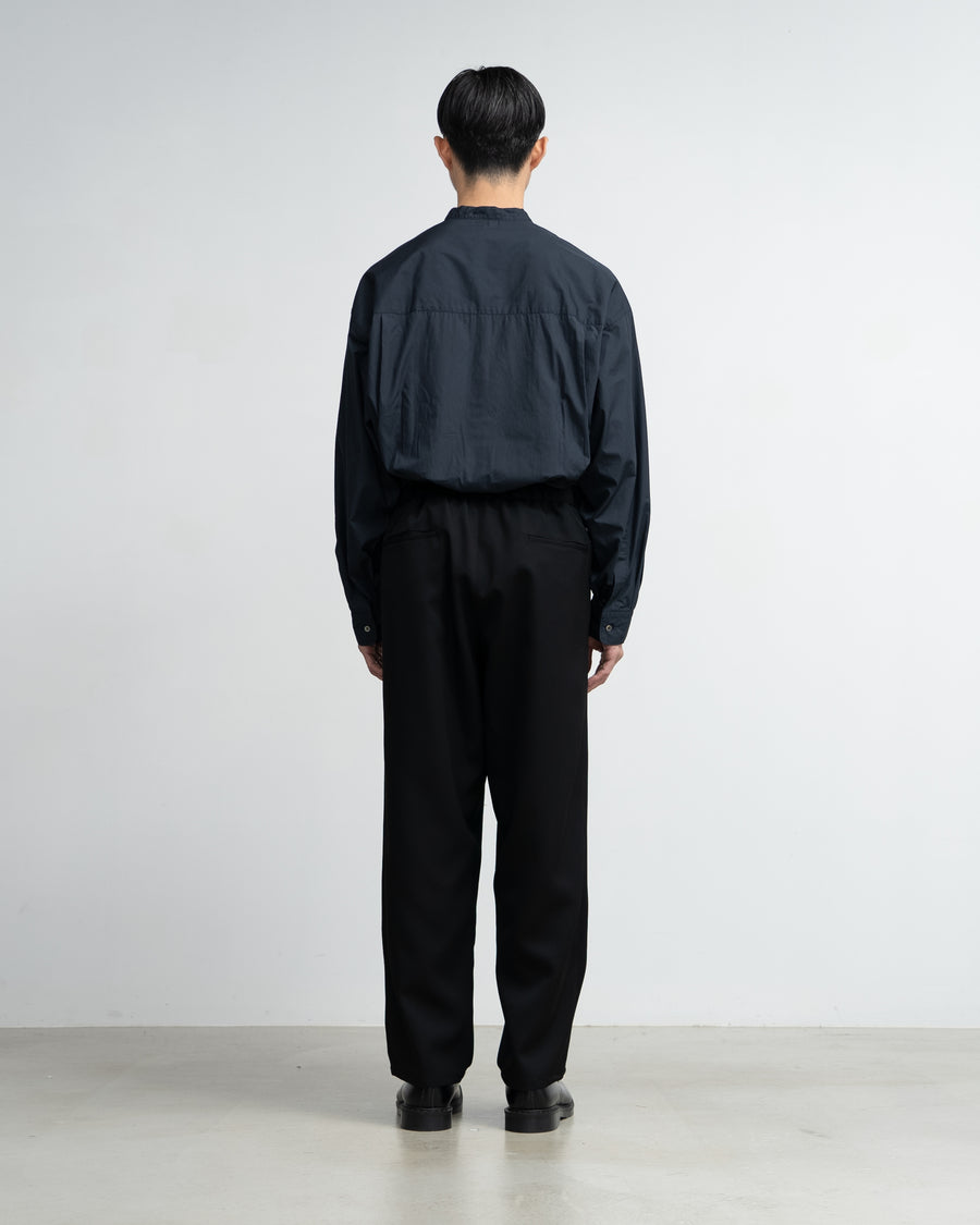 Scale Off Wool Wide Tapered Chef Pants