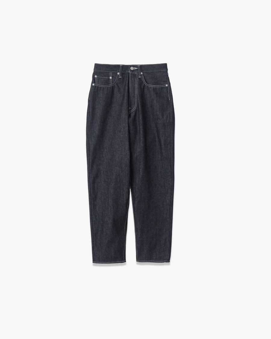 Selvage Denim Five Pocket Tapered Pants-RIGID-