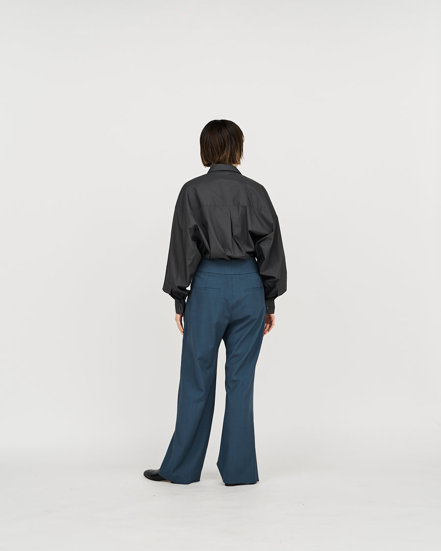 -SALE- Viscose Cupro Side Stripe Pants