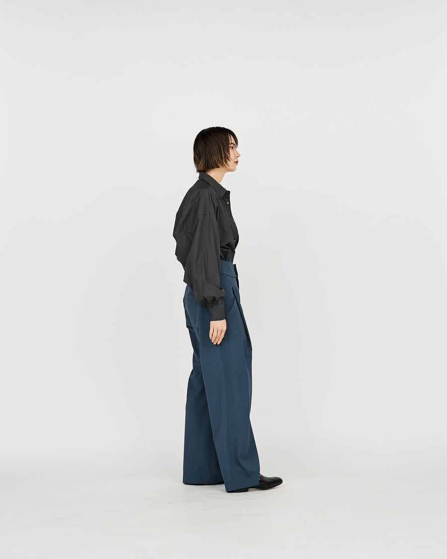 -SALE- Viscose Cupro Side Stripe Pants