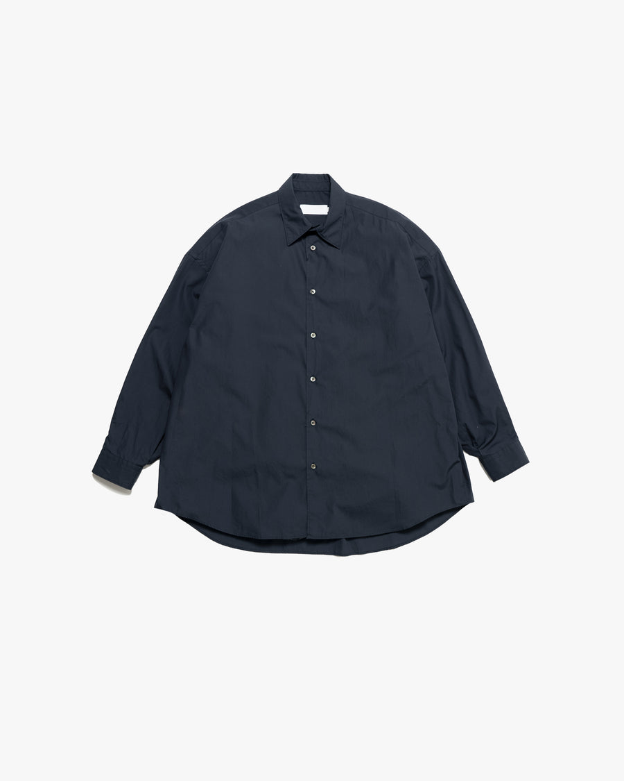 Broad L/S Oversized Regular Collar Shirt