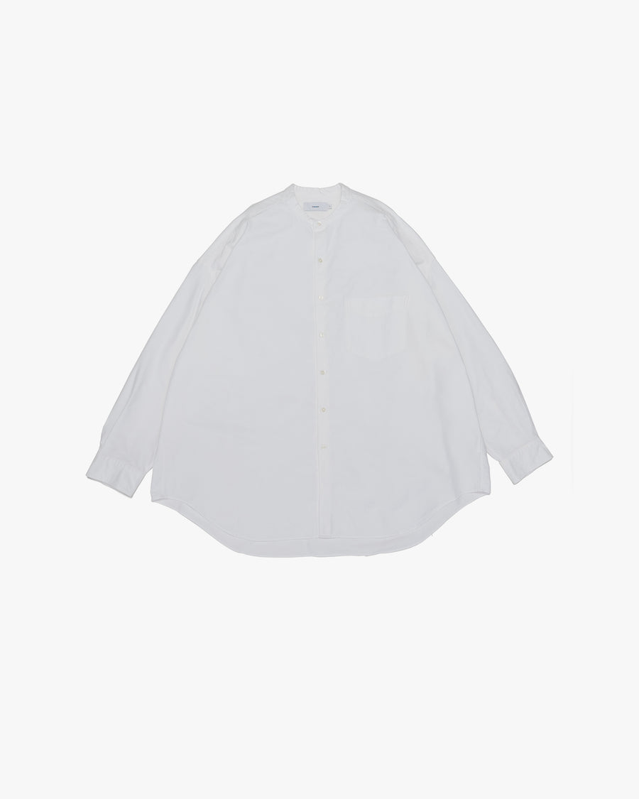 Oxford Oversized Band Collar Shirt