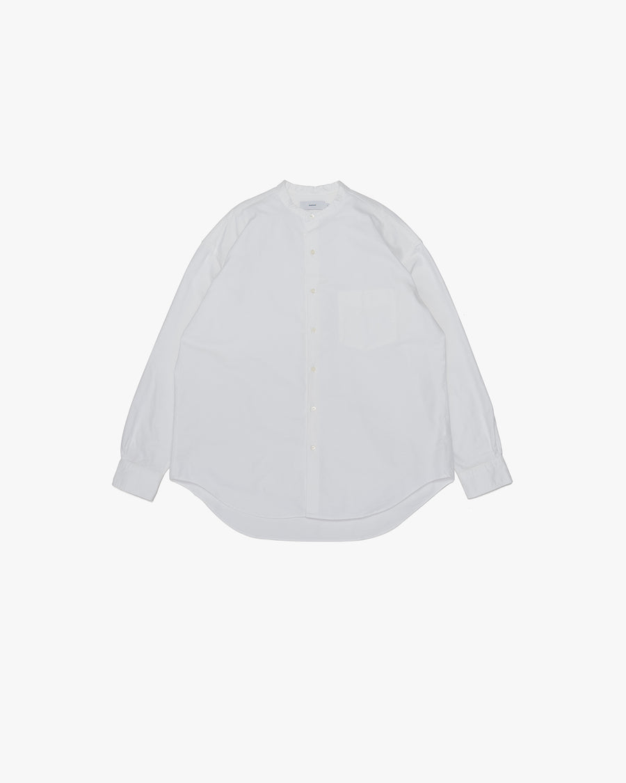 Oxford L/S Band Collar Box Shirt