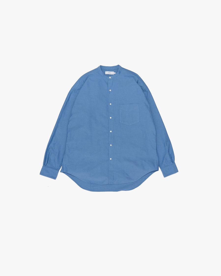 Oxford L/S Band Collar Box Shirt