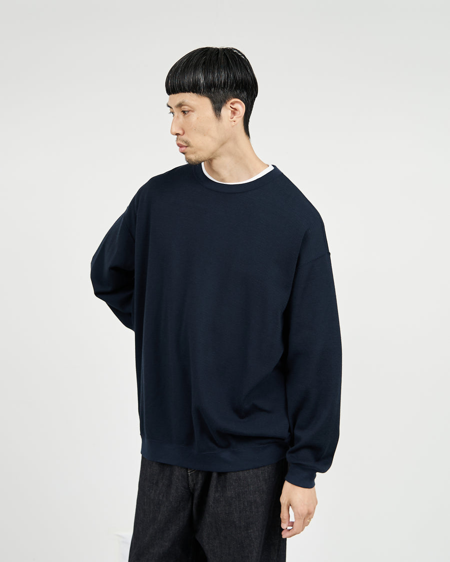 Wool Honeycomb Crew Neck Thermal