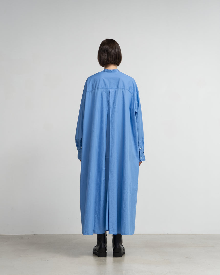 High Count Broad Band Oversized Shirt Dress