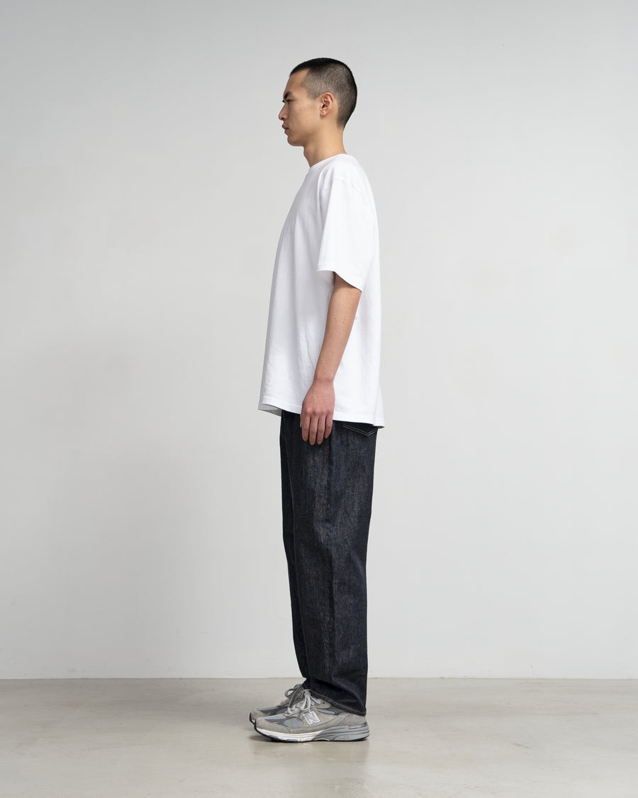 Colorfast Denim Five Pocket Tapered Pants